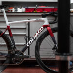 Colnago V3Rs Fire and Ice in workshop