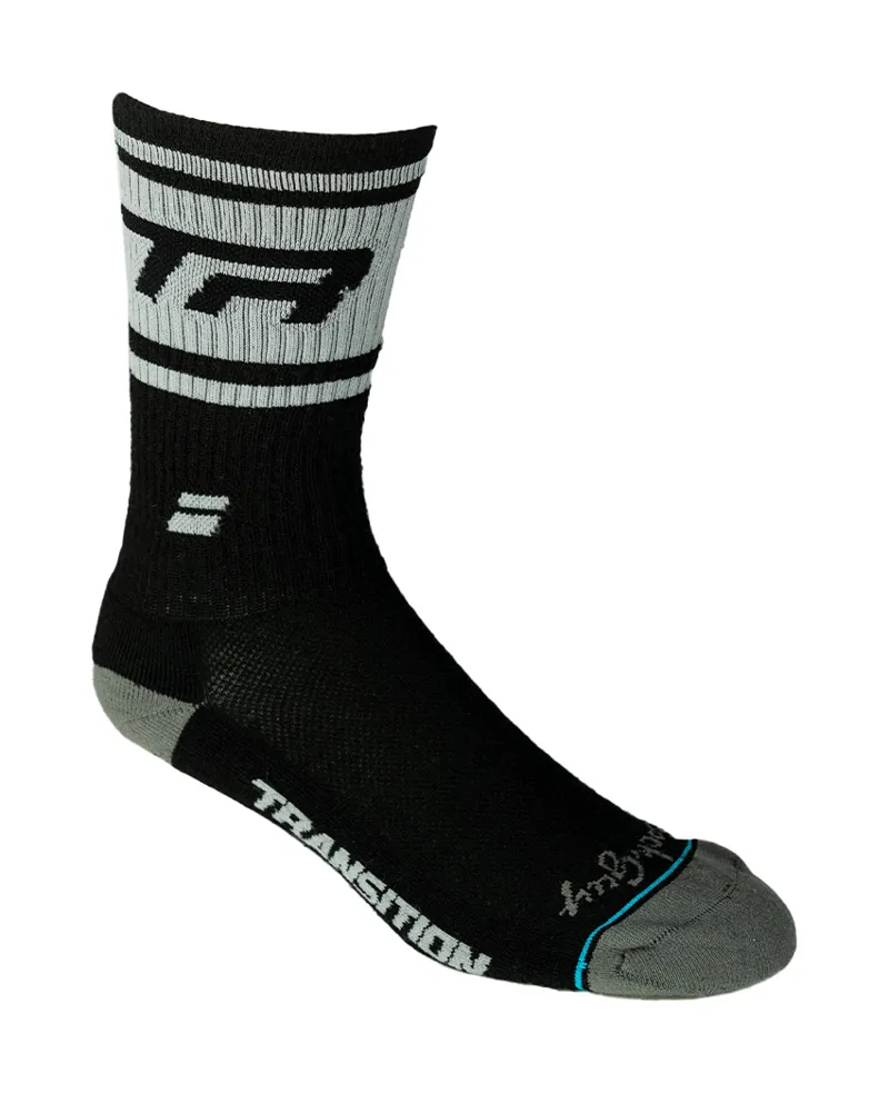 Transition TBC Classic Wool MTB Sock Black/Light Grey