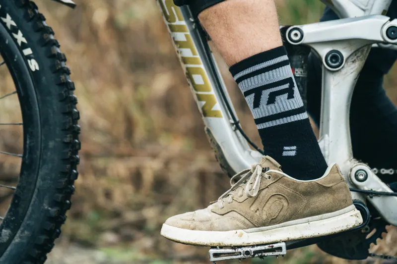 Transition TBC Classic Wool MTB Sock Black/Light Grey-4