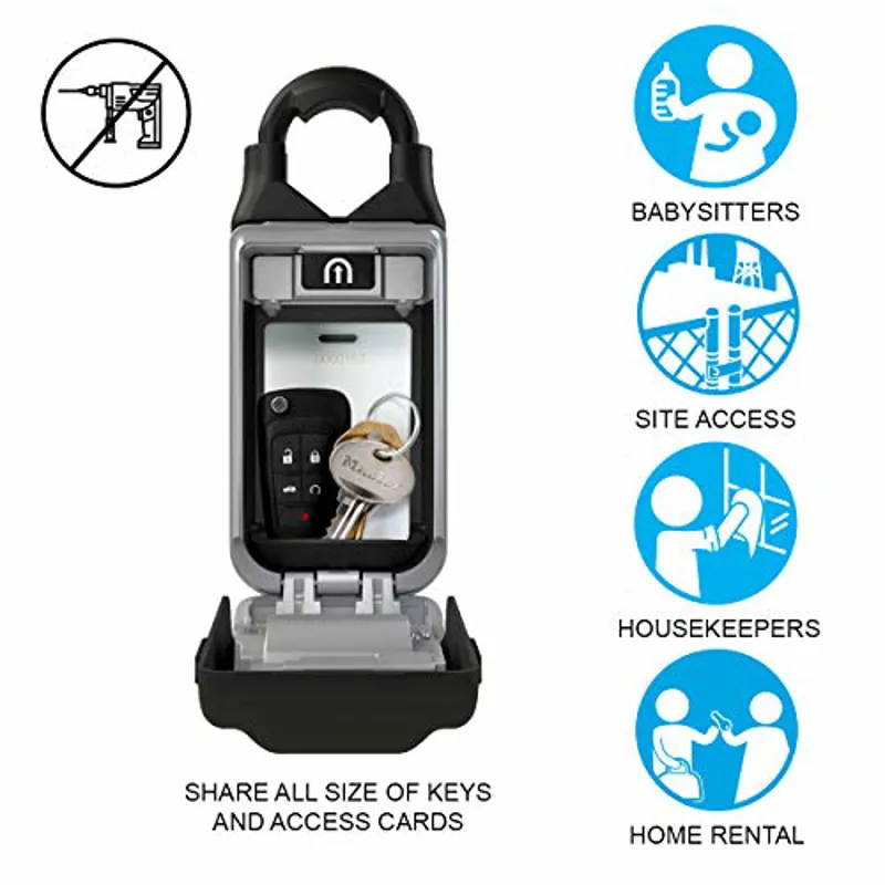 Master Lock Universal Combination Key Locker Box 5420EURD Grey