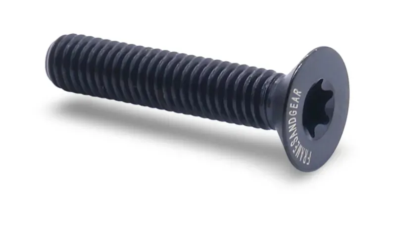 Framesandgear Titanium Top Cap Bolt M6 X 30 flat Head Black-1