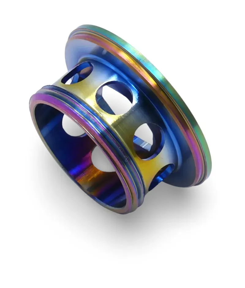 Framesandgear Titanium Crank Arm Cover Bolt for Shimano Cranks Oil Slick-4