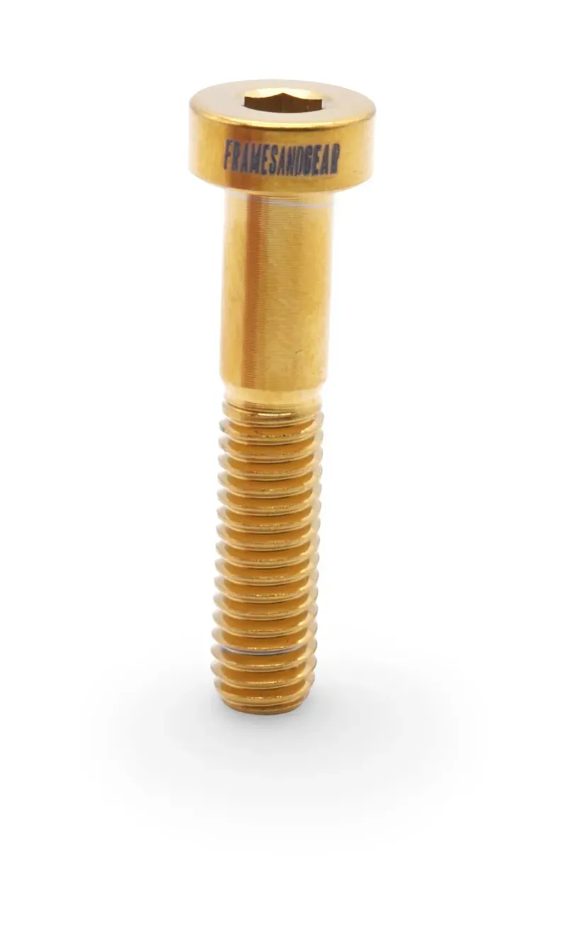 Framesandgear Titanium Seatpost Clamp Wedge Bolt For Specialized SL6 SL7 SL8 And Venge Gold-2