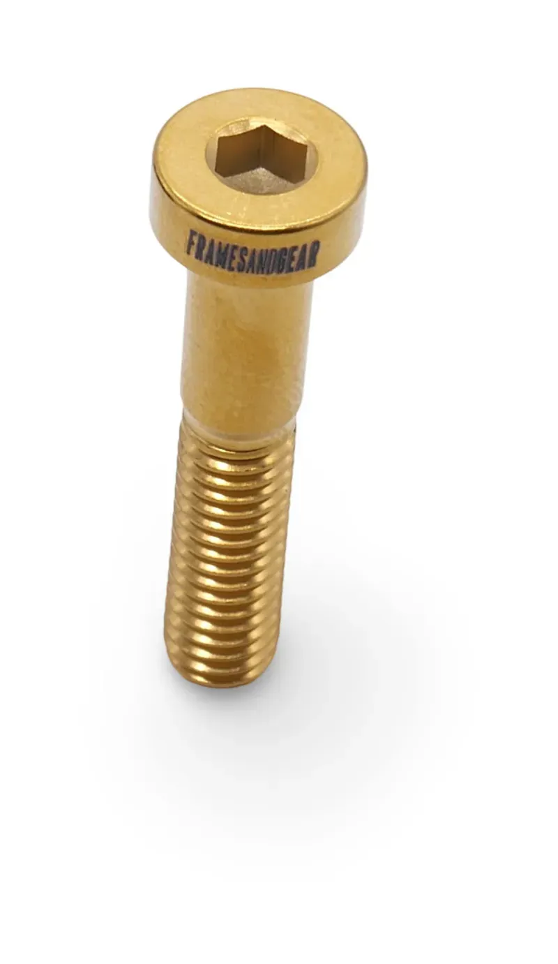 Framesandgear Titanium Seatpost Clamp Wedge Bolt For Specialized SL6 SL7 SL8 And Venge Gold-3