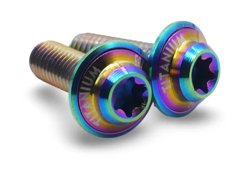 Framesandgear Titanium Disc Brake Caliper Bolts M5 Oil Slick
