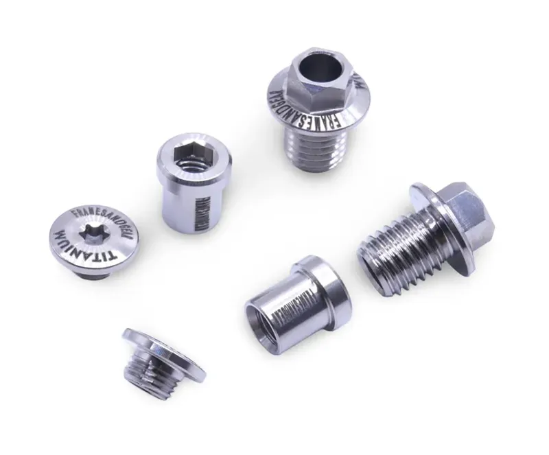 Framesandgear Titanium Full Replacement Bolt Kit For Shimano Dura Ace R9270 Silver-1