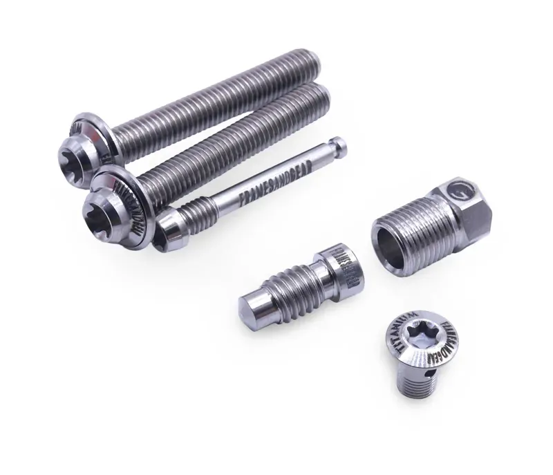 Framesandgear Titanium Full Replacement Bolt Kit For Shimano Dura Ace R9270 Silver-2