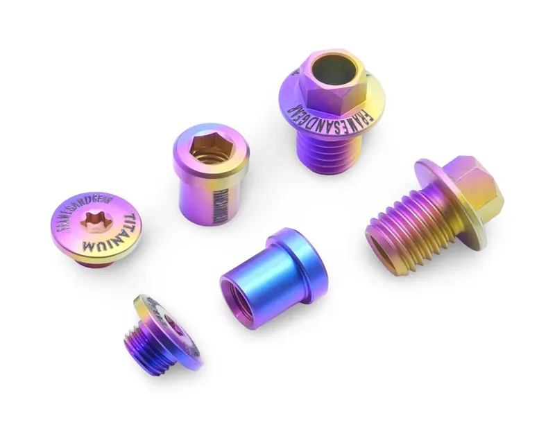 Framesandgear Titanium Full Replacement Bolt Kit For Shimano Dura Ace R9270 Trout-2