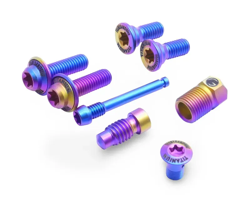 Framesandgear Titanium Full Replacement Bolt Kit For Shimano Dura Ace R9270 Trout-3