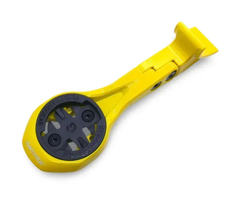 Framesandgear Aerofront Mount for Colnago Y1RS Handlebar Neon Yellow garmin medium edge 850-2