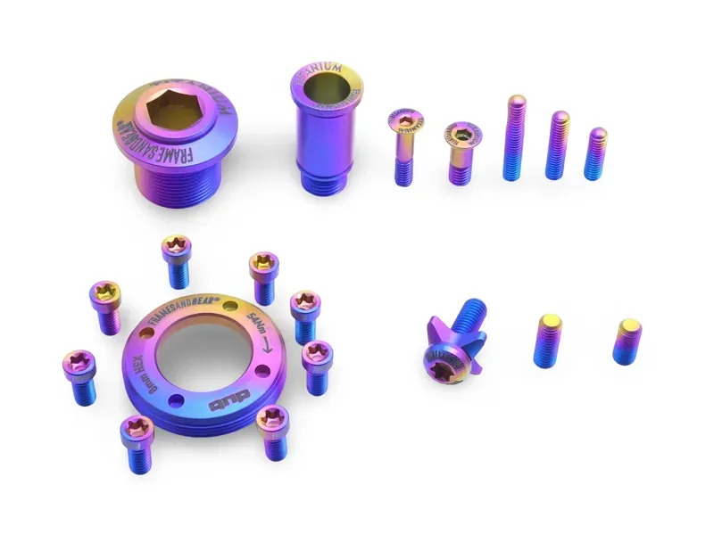 Framesandgear Titanium Full Replacement Bolt Kit For SRAM RED AXS Trout