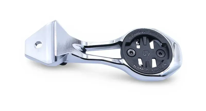 Framesandgear Aero Computer Mount for Colnago Y1Rs in Chrome garmin edge 140/840/850-2