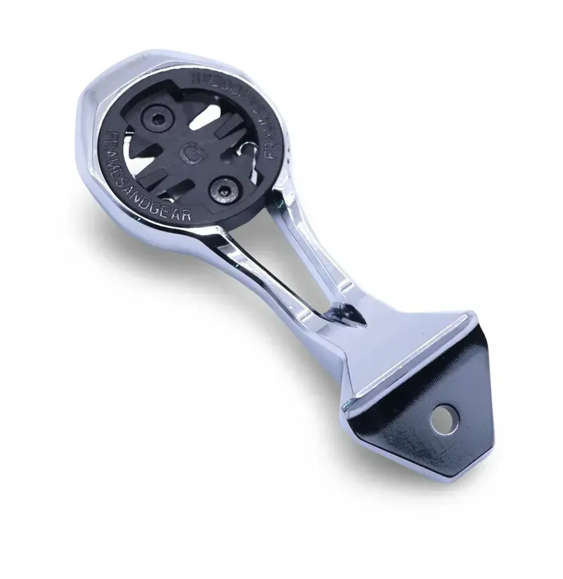 Framesandgear Aero Computer Mount for Colnago Y1Rs in Chrome garmin edge 140/840/850-3