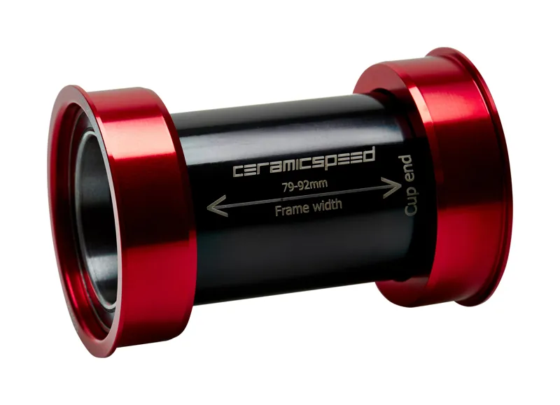 CeramicSpeed BBright Campag OT Bottom Bracket Red