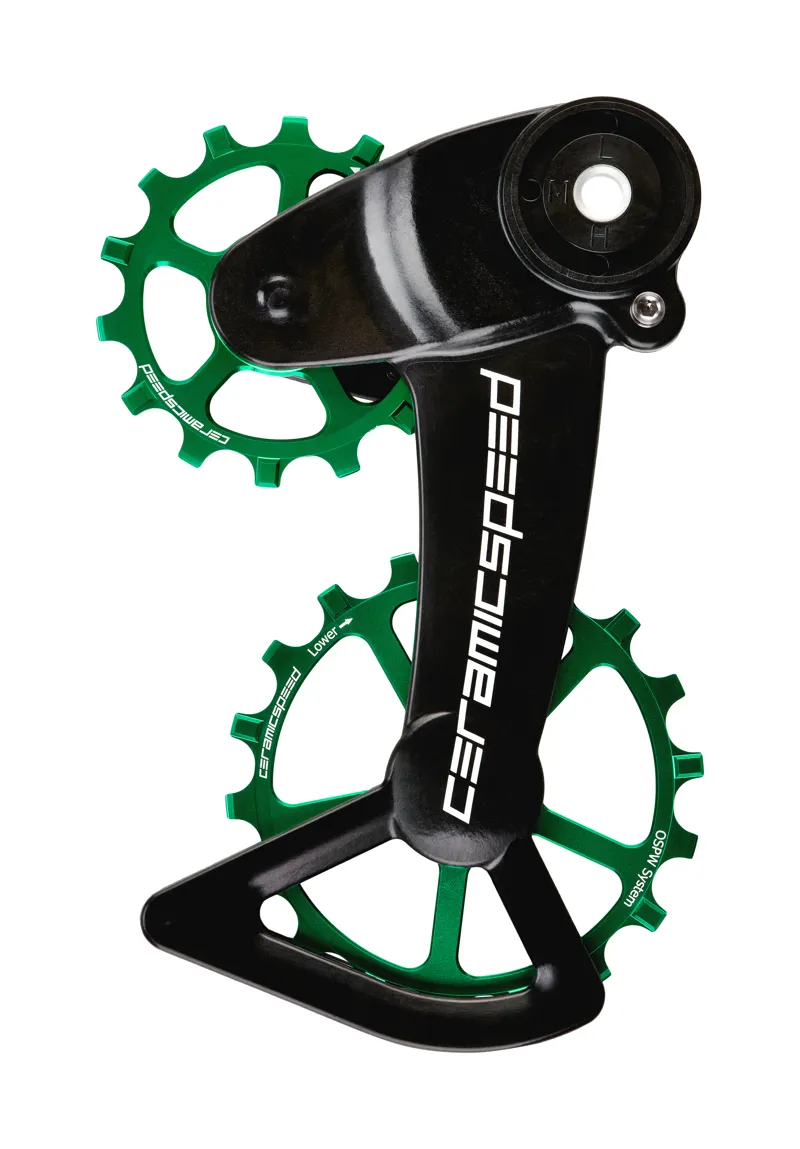 CeramicSpeed OSPW X System SRAM Eagle AXS Pulley Wheels Green