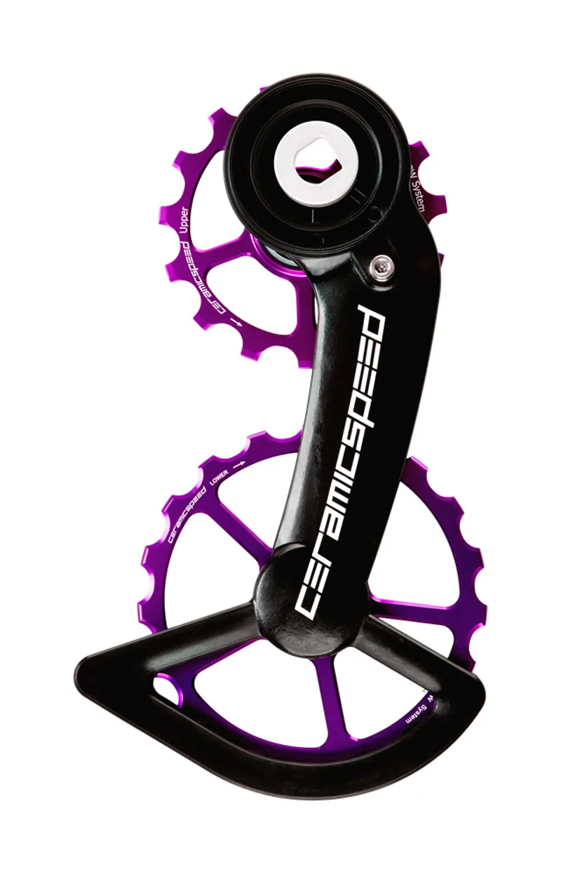 CeramicSpeed OSPW Coated SRAM Red/Force AXS Pulley Wheels Purple