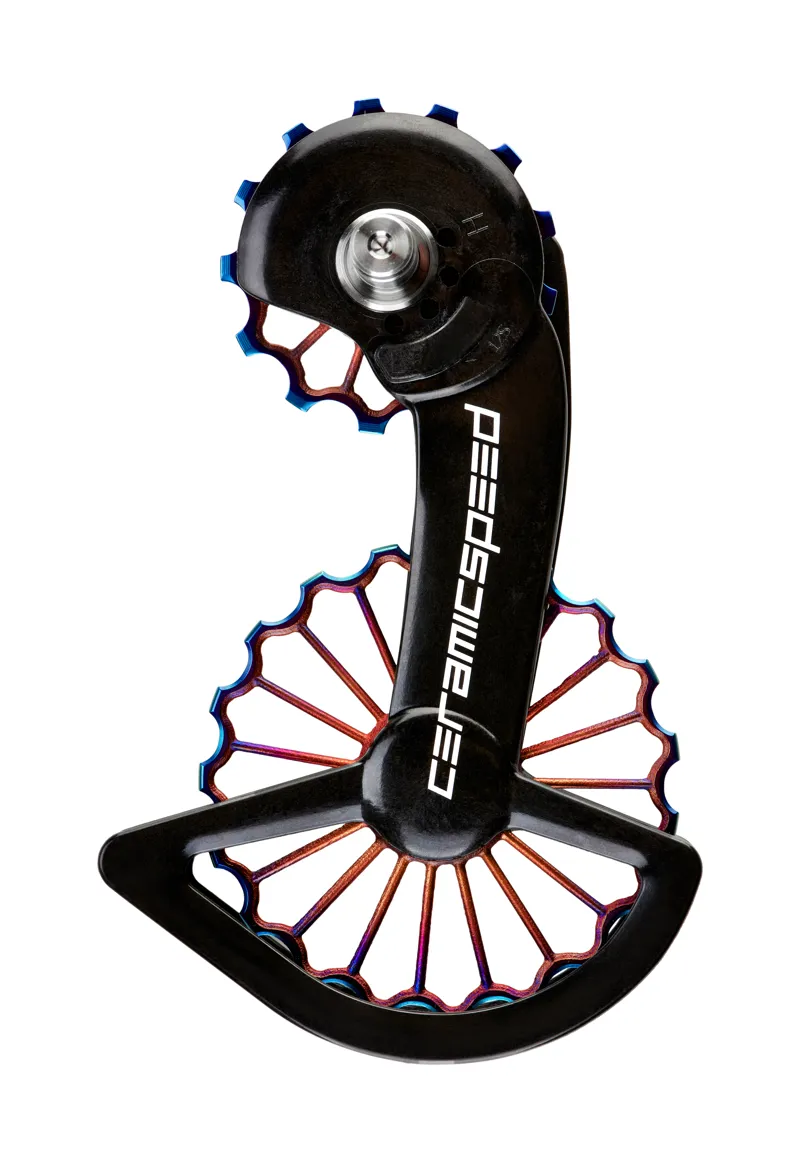 CeramicSpeed OSPW 3D Hollow Titanium Coated Oil Slick Shimano 9250/8150