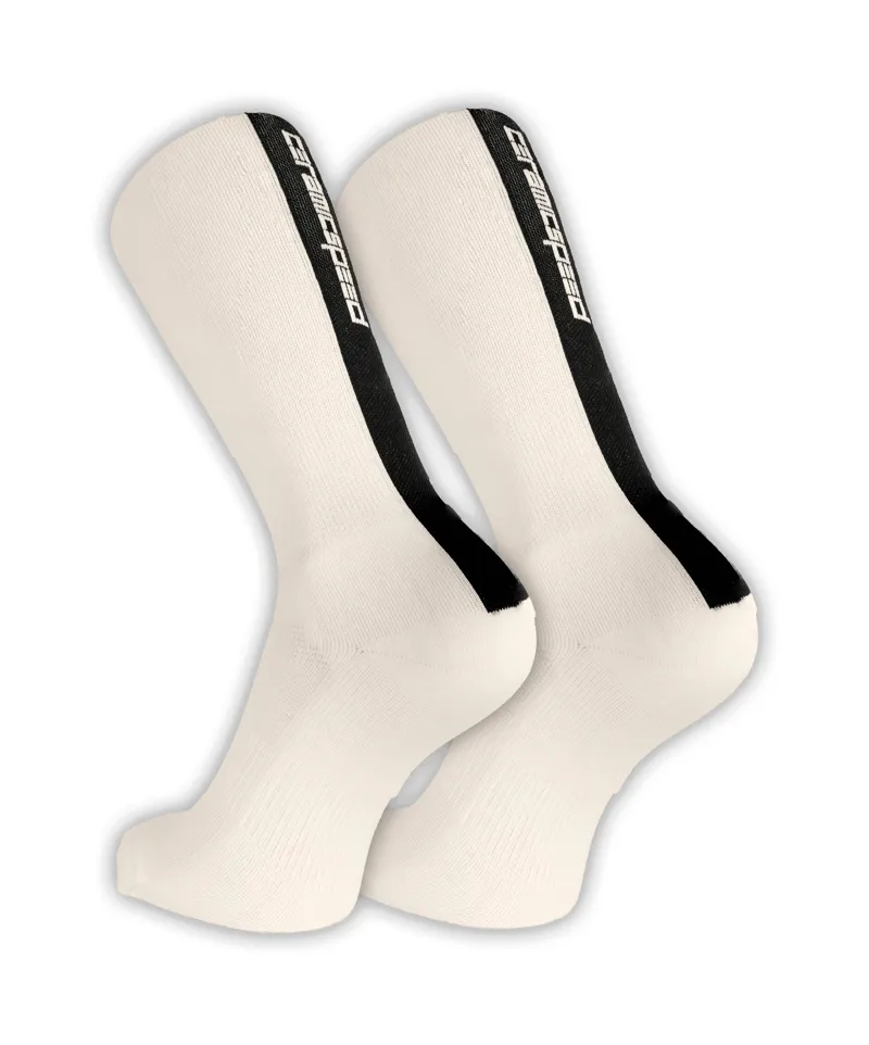 CeramicSpeed Unisex Road Cycling Sock White