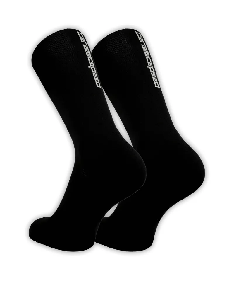 CeramicSpeed Unisex Road Cycling Sock Black