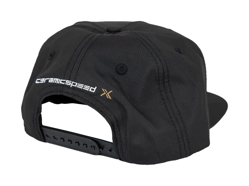 CeramicSpeed X Unisex Flat Brim Cap One Size Black-1