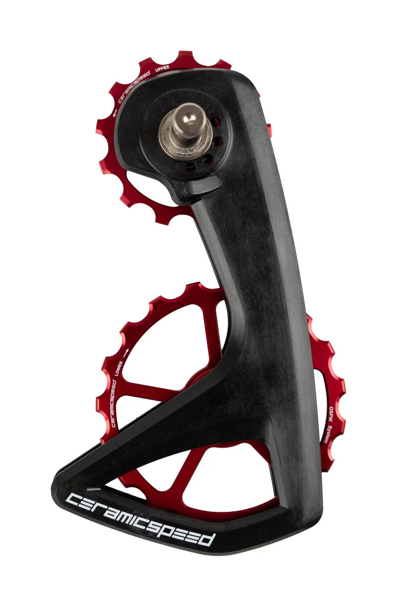 CeramicSpeed OSPW RS 5 Spoke Shimano 105 / 7150 Pulley Wheels Red