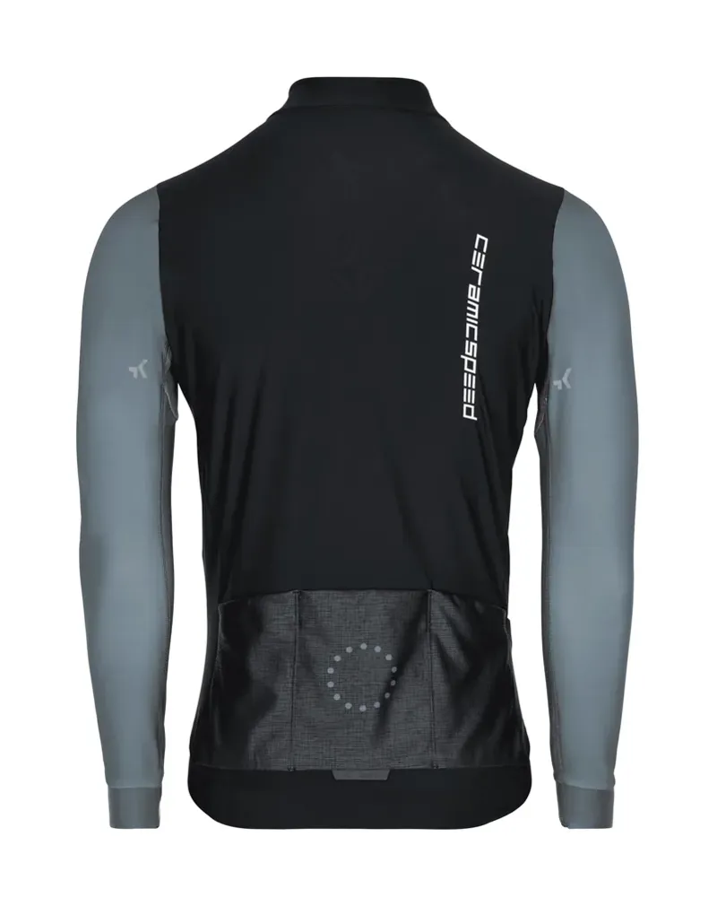 CeramicSpeed By Gobik Cycling Jersey Long Sleeve Mens Black Grey-1
