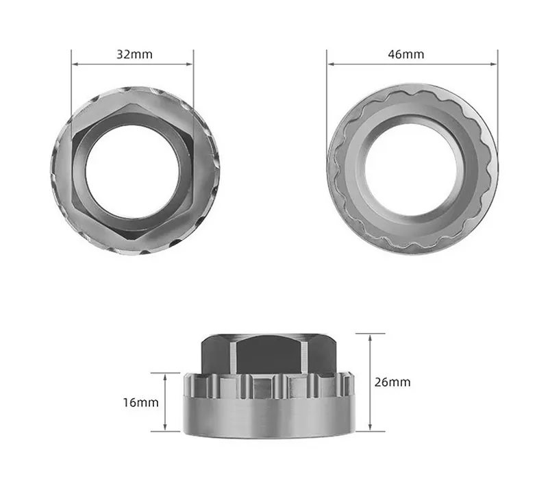 IceToolz 2741 Chainring Lock Ring Tool 12 Speed Shimano Compatible-3