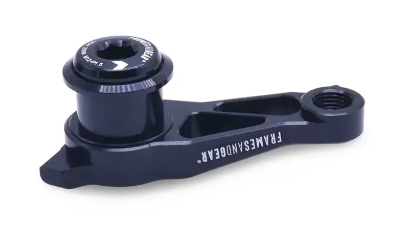 Framesandgear DM DB Der. Hanger for UDH Systems w/ Shimano Shifting Black Silver-2