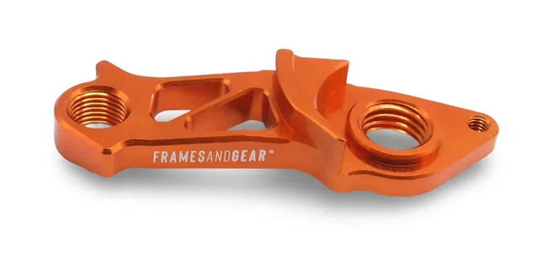 Framesandgear Direct Mount DB Derailleur Hanger For Time Scylon with Shimano Shifting Orange