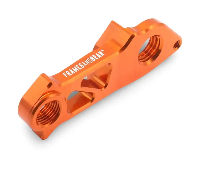 Framesandgear Direct Mount DB Derailleur Hanger For Time Scylon with Shimano Shifting Orange-1