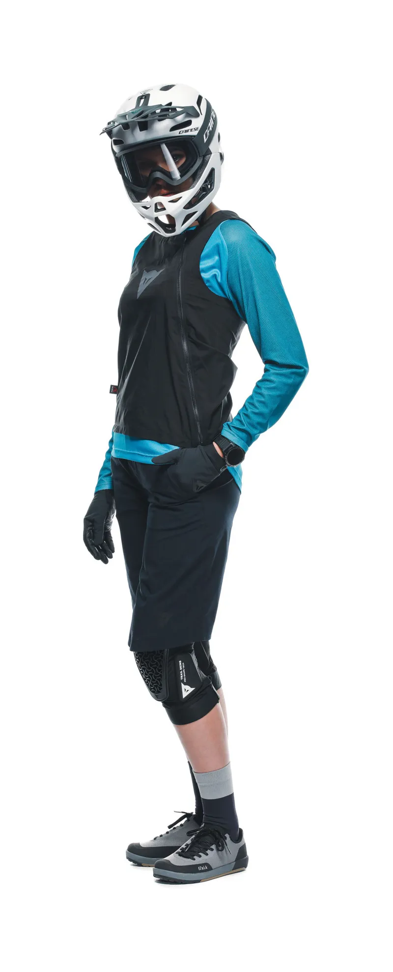 Dainese HGC Womens Hybrid MTB Cycling Gilet Vest Tap Shoe Black - Small-8