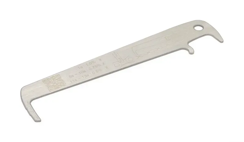 IceToolz 62C5 Stainless Steel Cycle Chain Checker