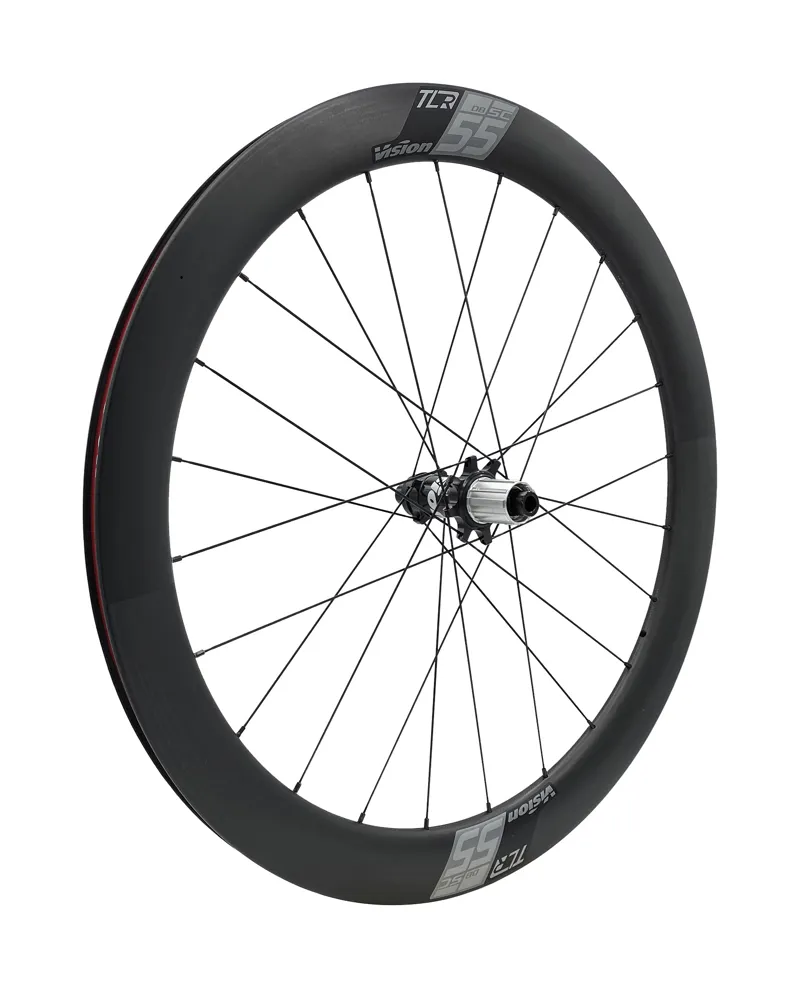 Vision SC 55 Service Course Disc Carbon Road Wheelset Tubeless Ready-2