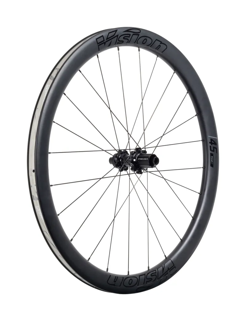 Vision SC 45 Service Course Disc Carbon Road Wheelset Tubeless Ready-1