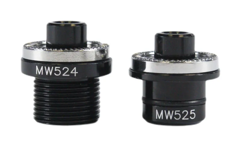 Vision Wheels PRA Disc Front Hub End Cap Kit Black -4