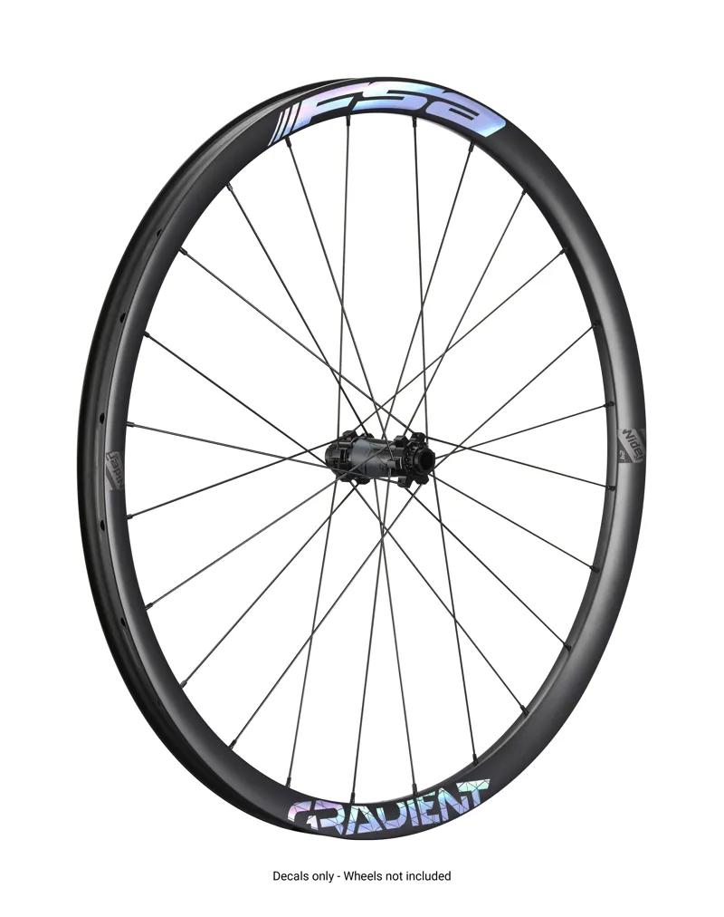 FSA Gradient WideR Wheel Decals Boost Oil Slick