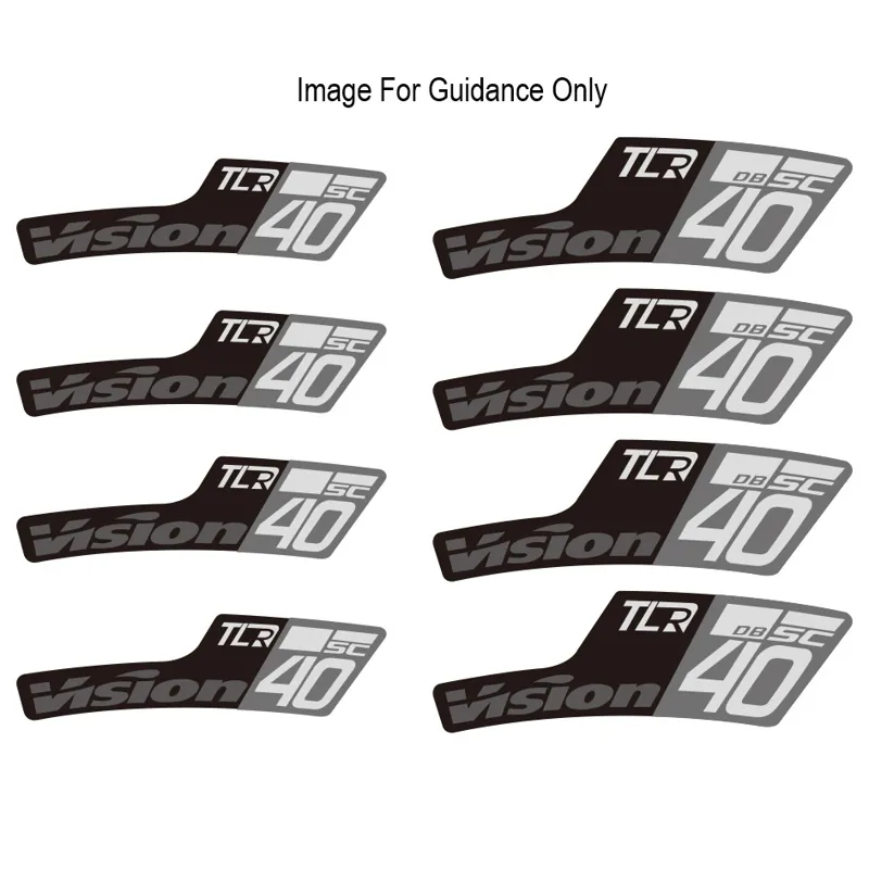 Vision Wheels Replacement Decal Set  For SC 40 Wheel