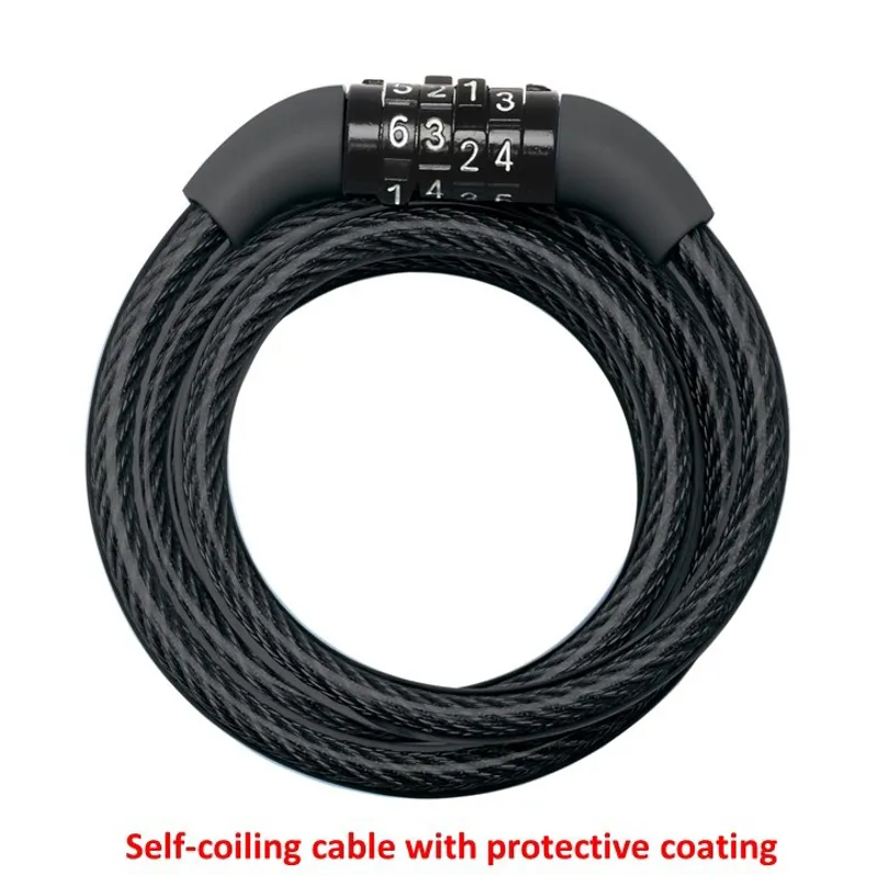 Master Lock Cable Combination Lock 8mm X 1.2m 8143 Black