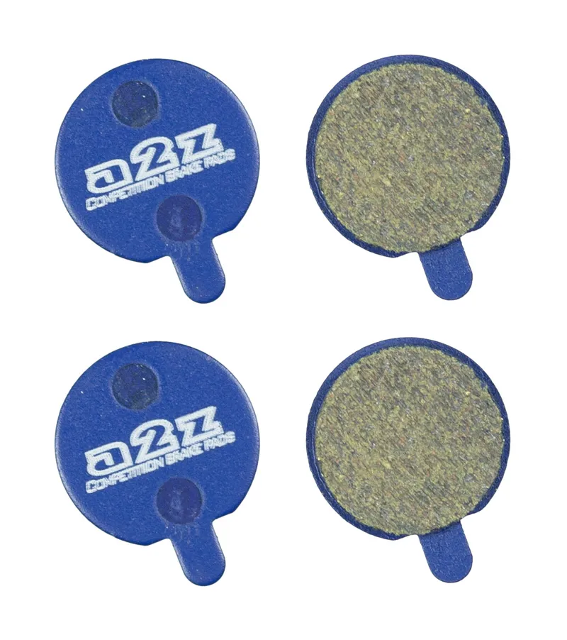 A2Z Fastop Zoom Mechanical Disc Pads x2 Pairs Blue Organic