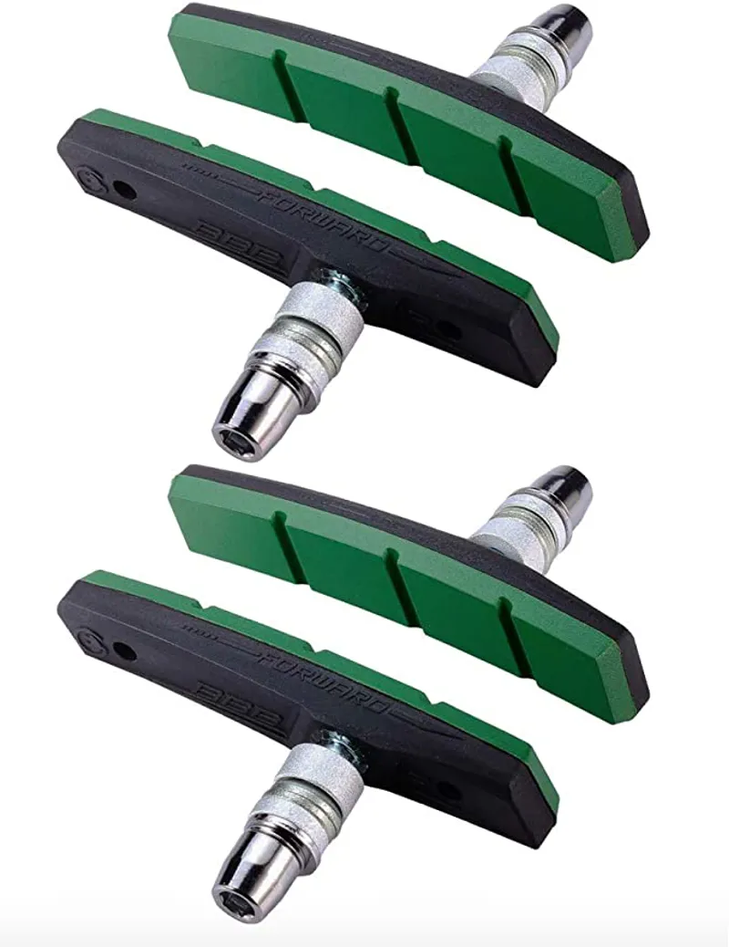 BBB EStop E-Bike V-Brake Pads Black Green BBS-04E