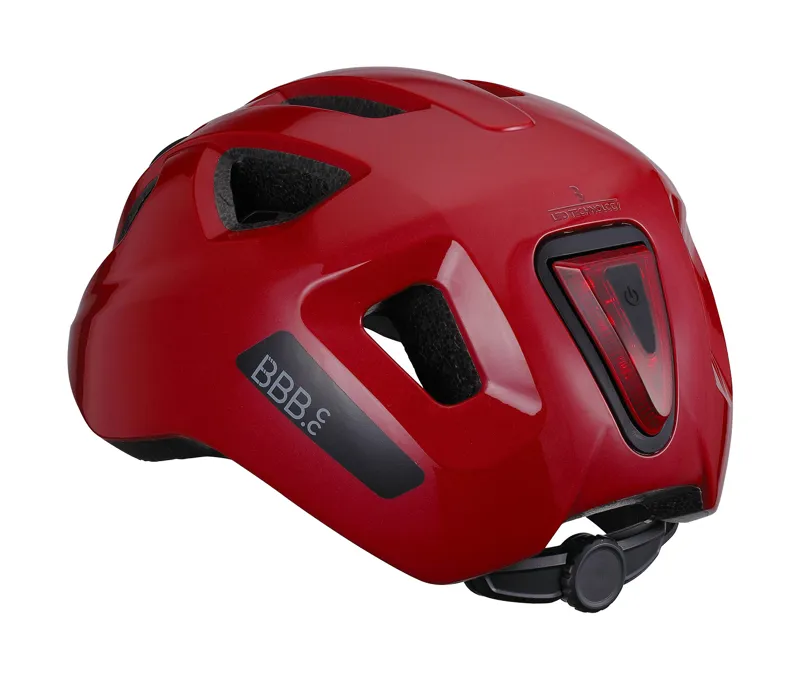 BBB Sonar Helmet With Rear LED Light BHE-171 Red 52-58cm Medium-1