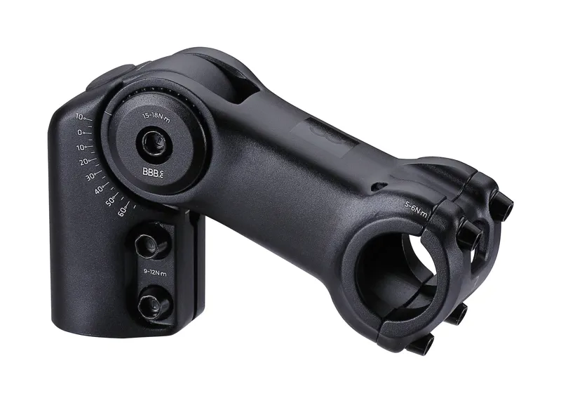 Potence Vélo BBB HighFix 80mm/25.4mm Ajustable - Alu Noir, NEUVE