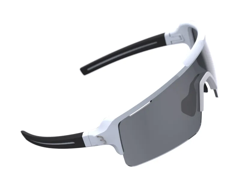 BBB Fuse Cycling Sport Glasses White Mirror Lens BSG-65