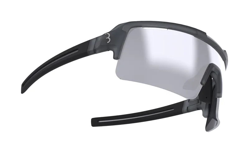 BBB Fuse Cycling Sport Glasses Clear Grey Silver Lens BSG65