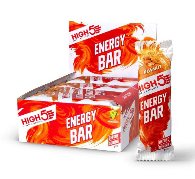 High5 Energy Bar 12 Pack 55g Various Flavours Vegan Friendly-5