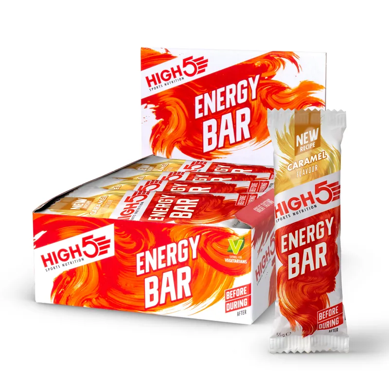 High5 Energy Bar 12 Pack 55g Various Flavours Vegan Friendly-4