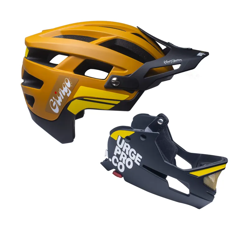 Urge Gringo De La Sierra Full Face MTB/Enduro Helmet Brown S/M L/XL-1