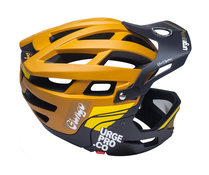 Urge Gringo De La Sierra Full Face MTB/Enduro Helmet Brown S/M L/XL-4