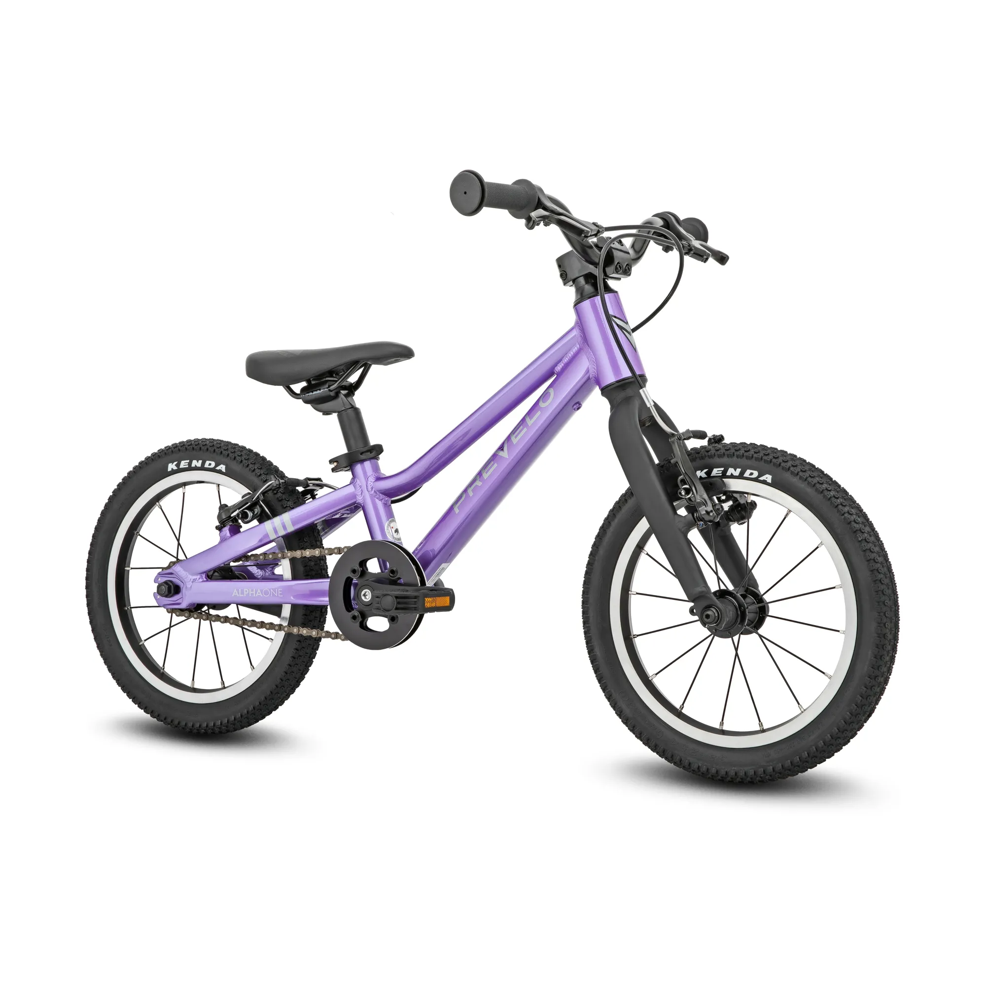 Prevelo Alpha One 14 Inch Kids Complete Bike Purple