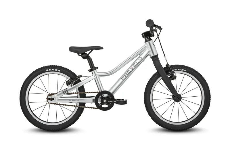 Prevelo Alpha Two 16 Inch Kids Complete Bike Silver